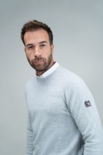Paul Pullover - Grau Meliert Paul Pullover - Grau Meliert