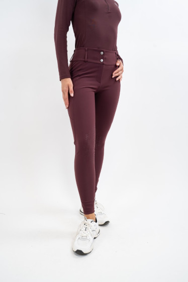 Ludivine Pantalon équitation - Aubergine