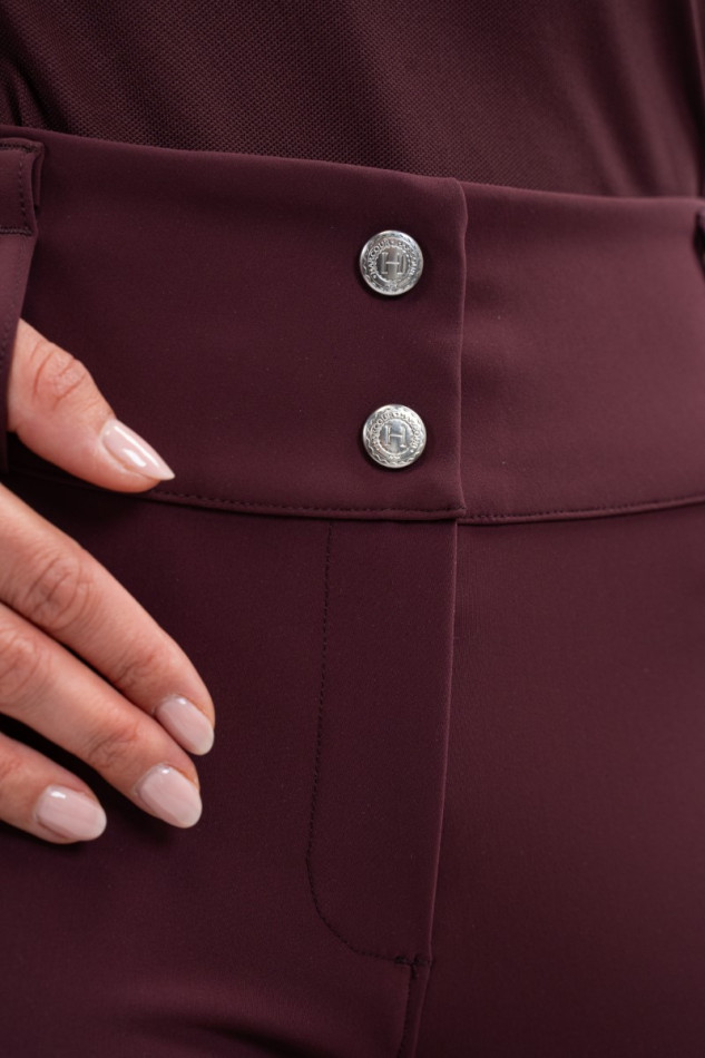 Ludivine Pantalon &eacute;quitation - Aubergine