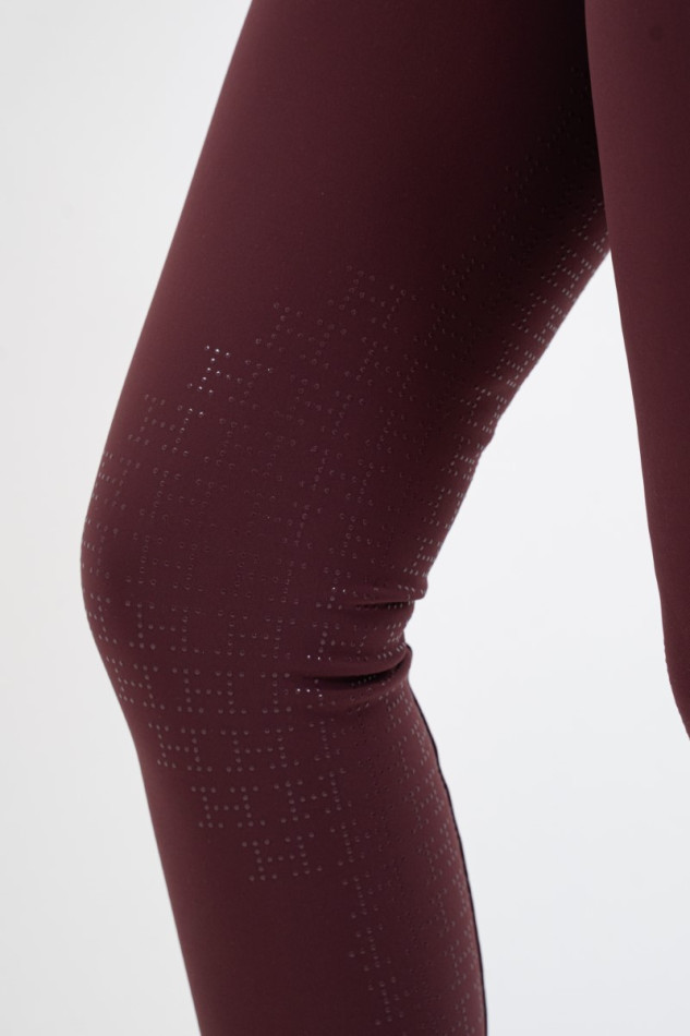 Ludivine Pantalon &eacute;quitation - Aubergine