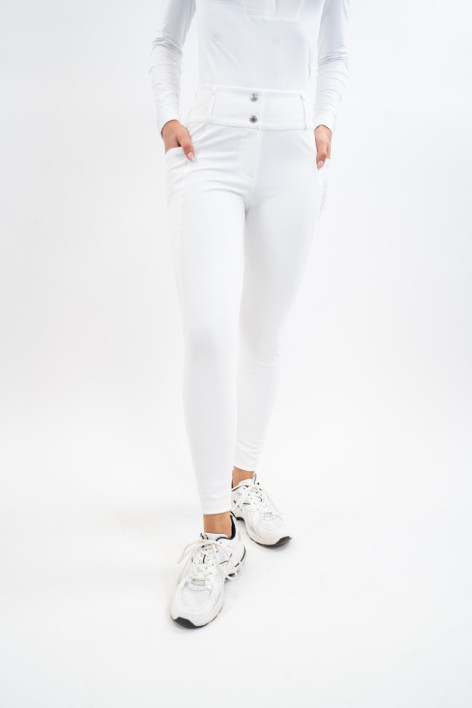 Ludivine Pantaloni da equitazione - Bianco