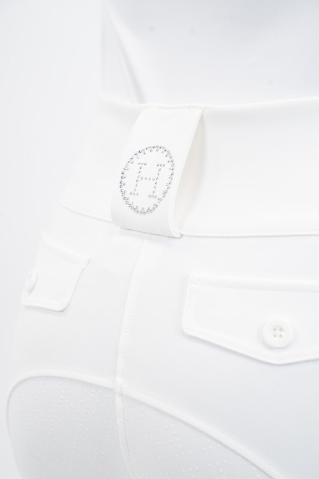 Ludivine Pantalón de equitación - Blanco Ludivine Pantalón de equitación - Blanco