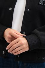 Antonela Women's Bomber - Black (Black) Antonela Women's Bomber - Black (Black)