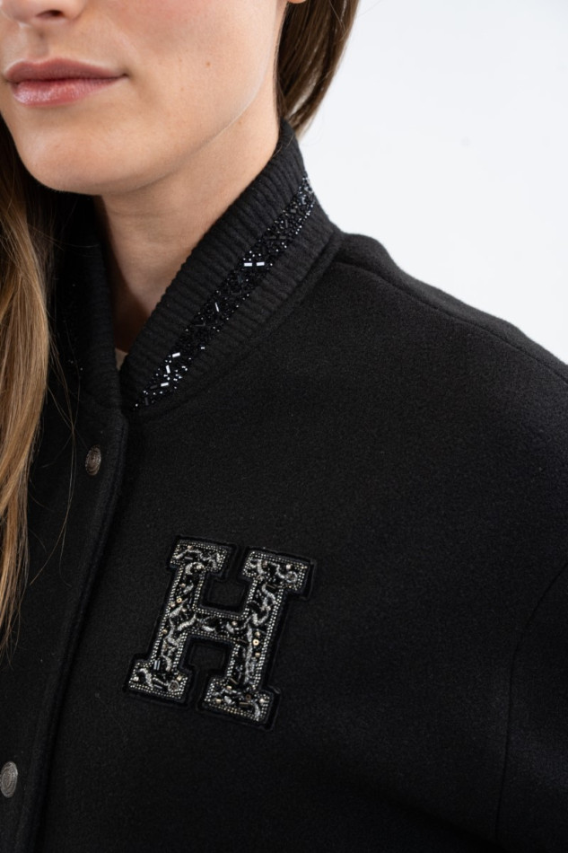 Antonela Women's Bomber - Black (Black)