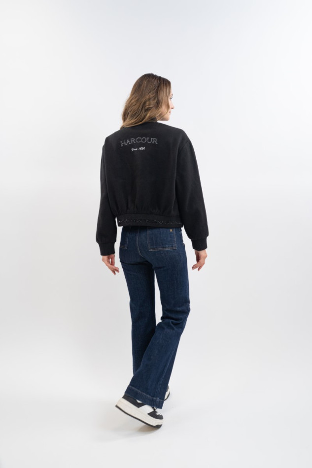 Antonela Bomber Mujer - Noir (Black)