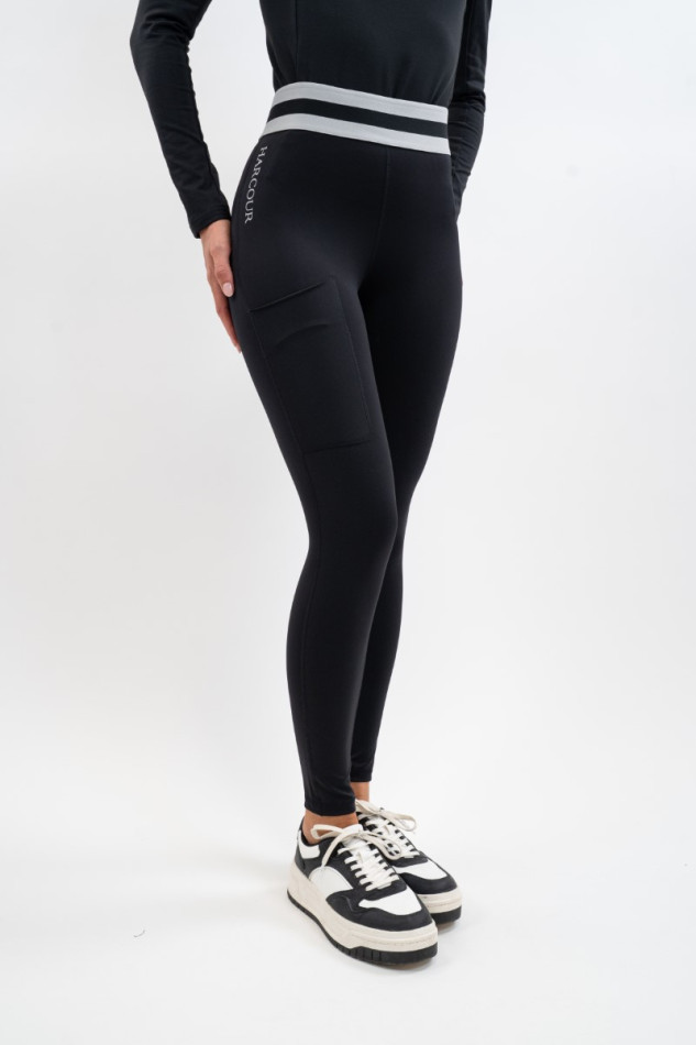 Volta Legging Frau - Black/Light Grey