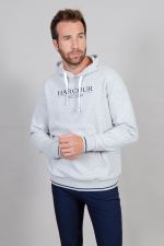 Swiss Sudadera con capucha - Gris Swiss Sudadera con capucha - Gris