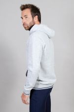 Swiss Sudadera con capucha - Gris Swiss Sudadera con capucha - Gris