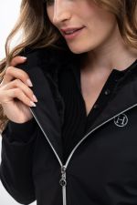 Abby Lange Jacke - Schwarz Abby Lange Jacke - Schwarz
