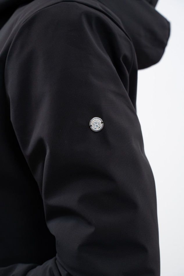 Abby Lange Jacke - Schwarz Abby Lange Jacke - Schwarz