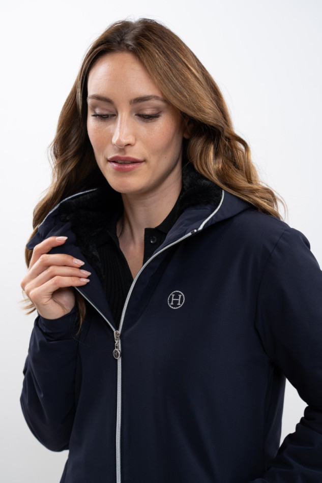 Abby Lange Jacke - Marine
