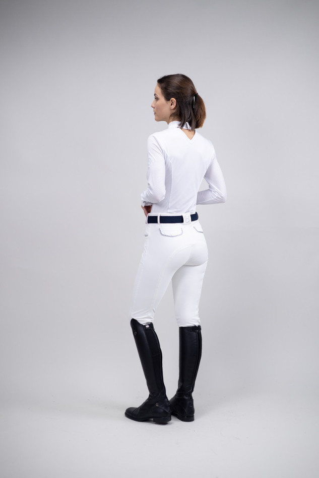 Casall Turnierpolo - Wei&szlig;