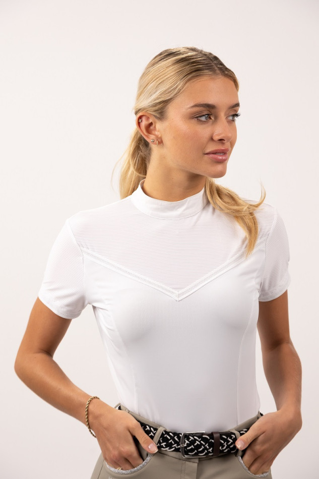 Evita Turnierpolo - Wei&szlig;