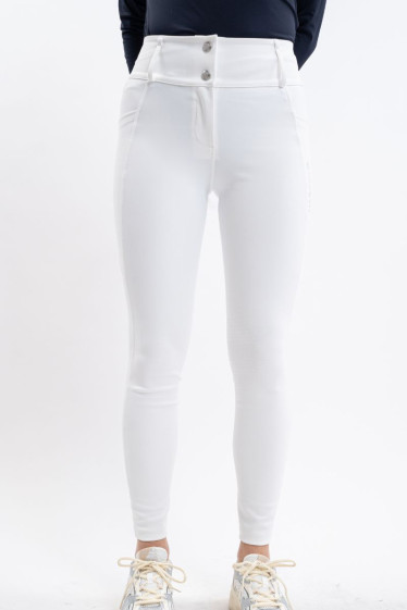 Luce Pantalon équitation Femme - Blanc (White)
