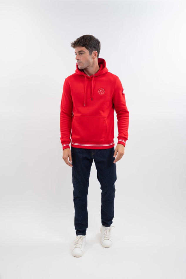 Penthalaz Unisex-Sweatshirt SWISS EQUESTRIAN FRIENDS - Rot Penthalaz Unisex-Sweatshirt SWISS EQUESTRIAN FRIENDS - Rot