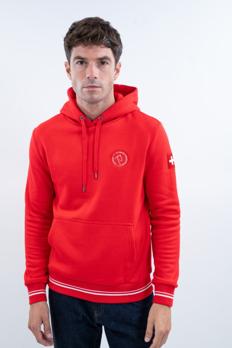 Penthalaz Unisex-Sweatshirt SWISS EQUESTRIAN FRIENDS - Rot