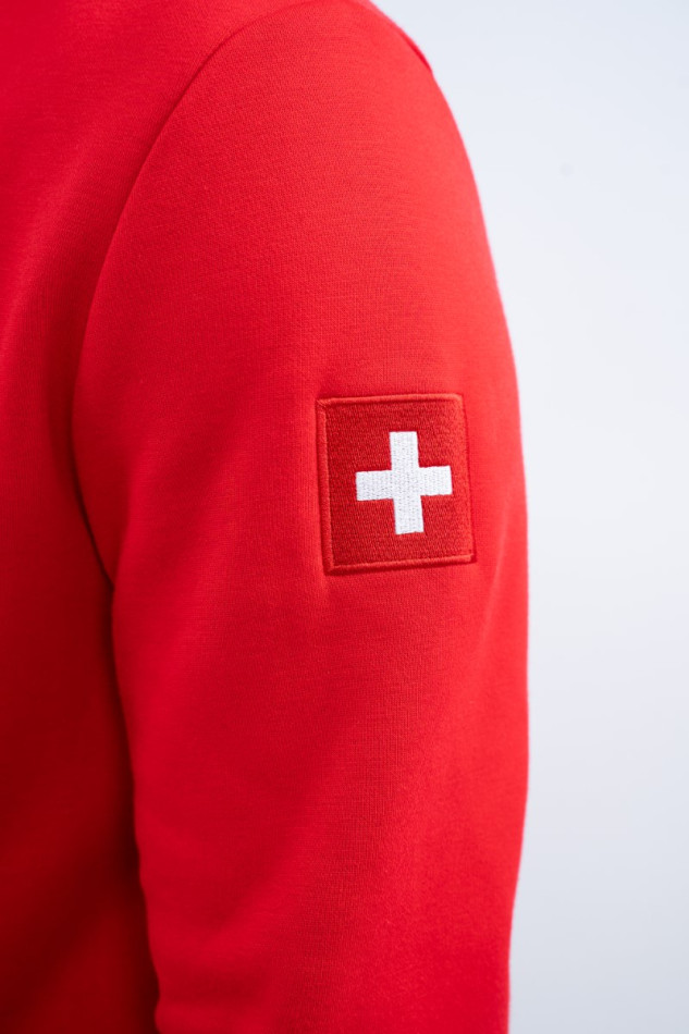 Penthalaz Unisex-Sweatshirt SWISS EQUESTRIAN FRIENDS - Rot Penthalaz Unisex-Sweatshirt SWISS EQUESTRIAN FRIENDS - Rot