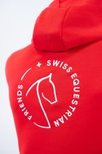 Penthalaz Sweat Unisexe SWISS EQUESTRIAN FRIENDS - Vermelho Penthalaz Sweat Unisexe SWISS EQUESTRIAN FRIENDS - Vermelho