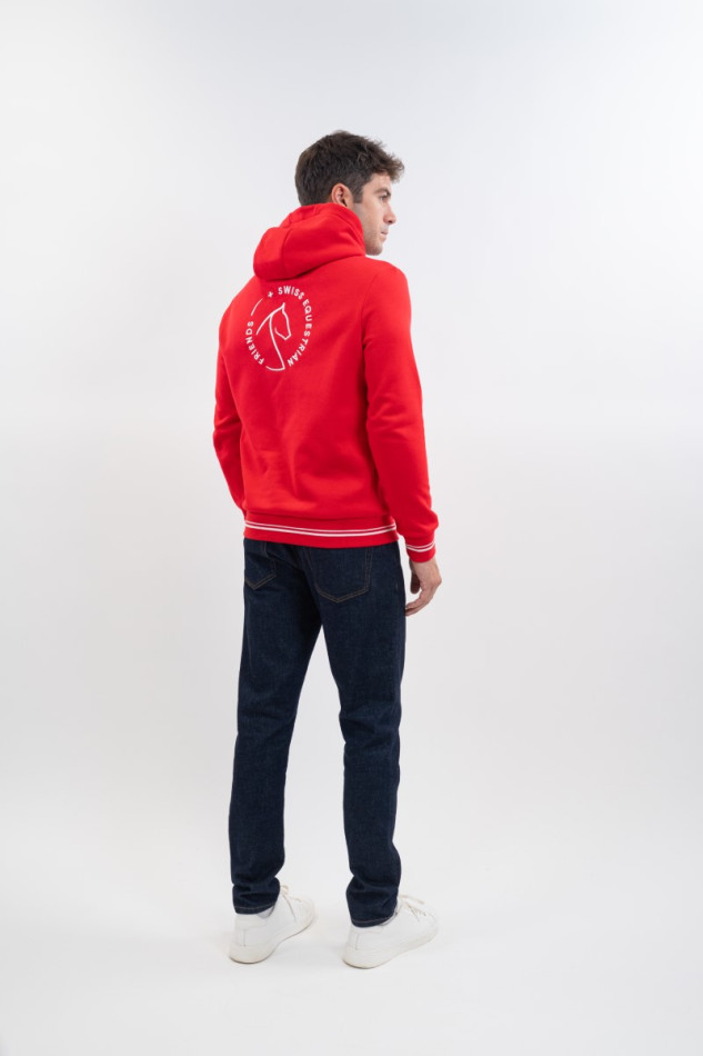 Penthalaz Unisex-Sweatshirt SWISS EQUESTRIAN FRIENDS - Rot Penthalaz Unisex-Sweatshirt SWISS EQUESTRIAN FRIENDS - Rot