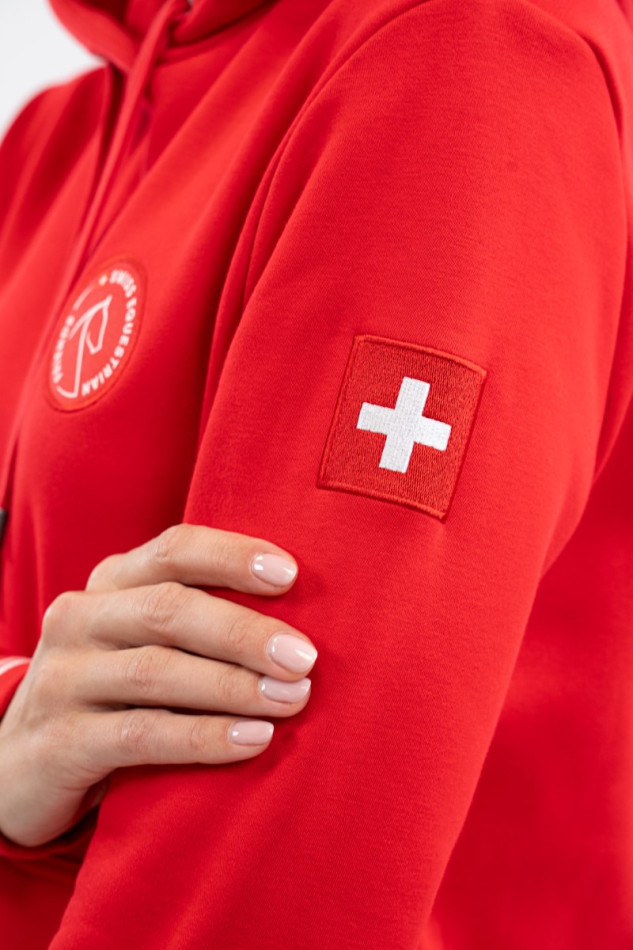 Penthalaz Unisex-Sweatshirt SWISS EQUESTRIAN FRIENDS - Rot Penthalaz Unisex-Sweatshirt SWISS EQUESTRIAN FRIENDS - Rot