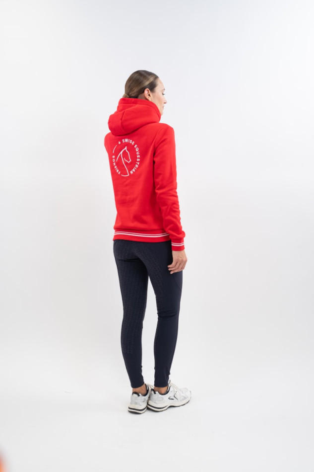 Penthalaz Sweat Unisexe SWISS EQUESTRIAN FRIENDS - Vermelho Penthalaz Sweat Unisexe SWISS EQUESTRIAN FRIENDS - Vermelho
