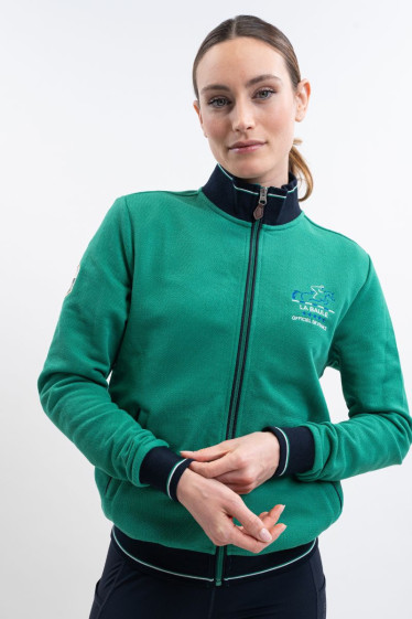 PAINDEP Sweat Officiel Unisexe CSIO LA BAULE ROLEX SERIES - Vert Gazon (Green)