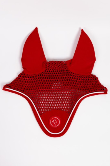 Gorra de caballo Poschiavo SWISS EQUESTRIAN FRIENDS - Rojo