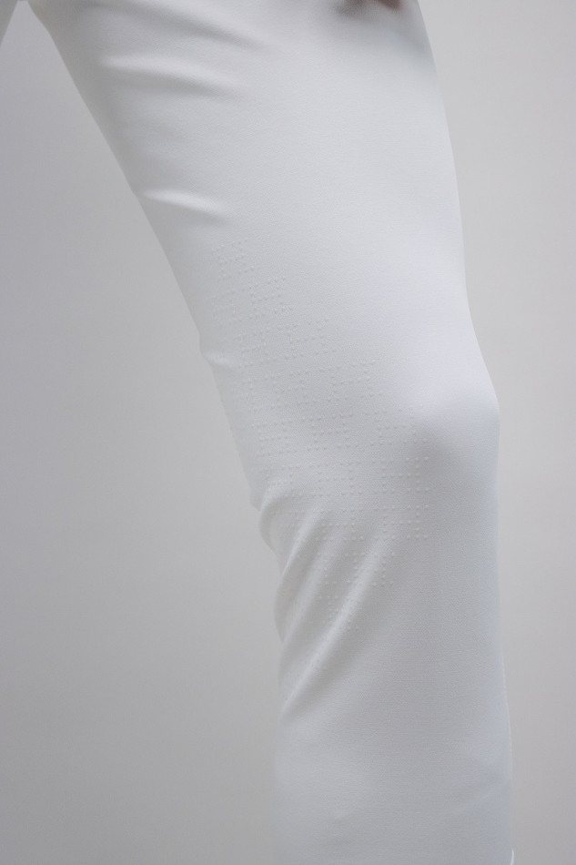 Costaso Pantaloni da equitazione fix system grip - Blanc