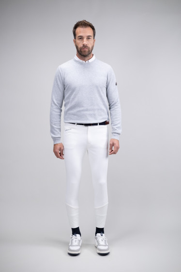 Costas Fix systeem grip rijbroek - Wit