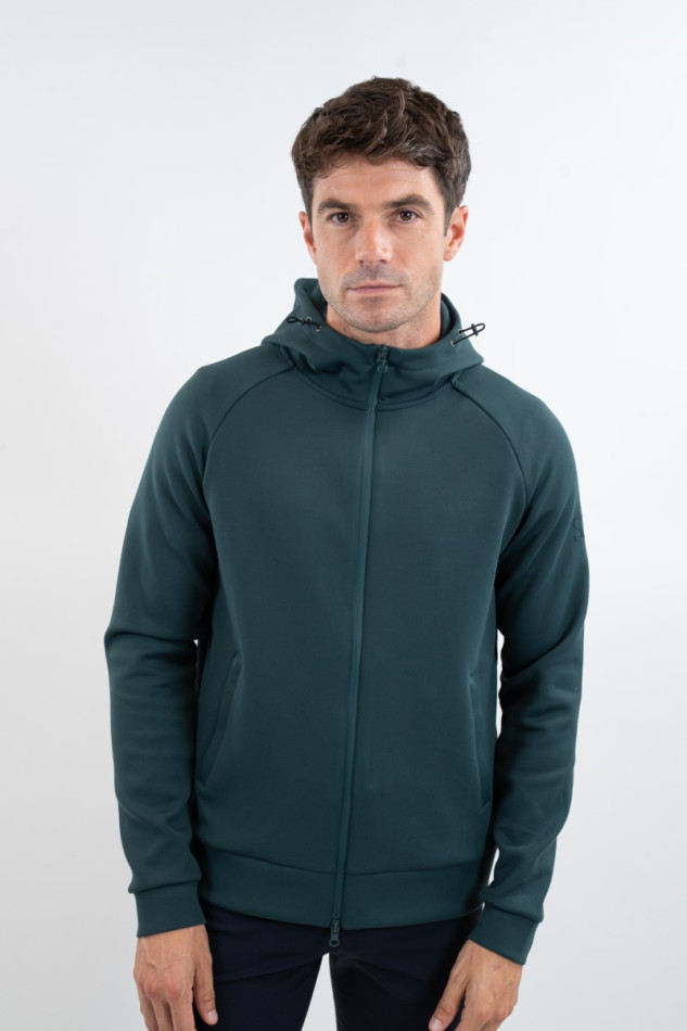 Caracho Zip Sweat - Vertigo (Dark green)