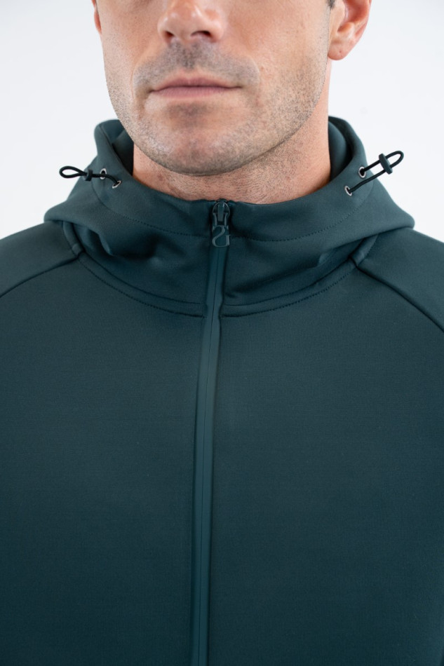 Caracho Zip Sweat - Vertigo (Dark green)