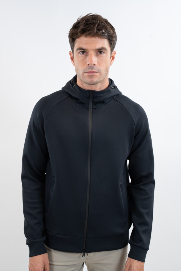 Caracho Zip Sweat - Schwarz (Black)