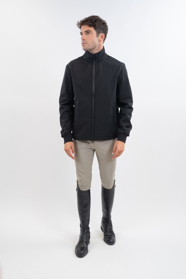 Caracho Zip Sweat - Schwarz (Black)