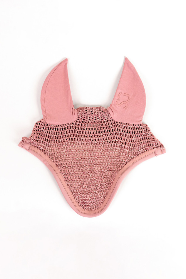 Lancelotta Horse Bonnet - Pivoine (Light pink)