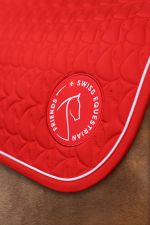 Paradiso Saddle Pad SWISS EQUESTRIAN FRIENDS - Red Paradiso Saddle Pad SWISS EQUESTRIAN FRIENDS - Red