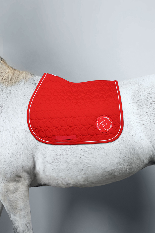Paradiso Tapis de Selle SWISS EQUESTRIAN FRIENDS - Rouge Paradiso Tapis de Selle SWISS EQUESTRIAN FRIENDS - Rouge