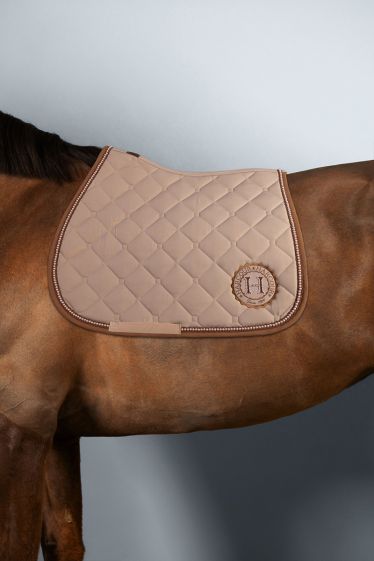 Etoile perlée Saddle cloth - Champagne (Champagne)