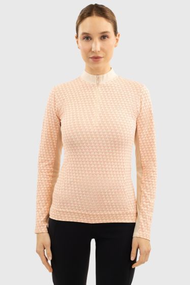 Tess Women's technical polo - Jump Shell Grapefruit