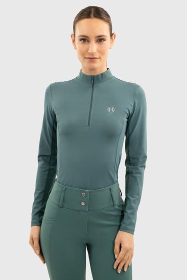Tess Technisches Polohemd Damen - Pfau (Peacock)