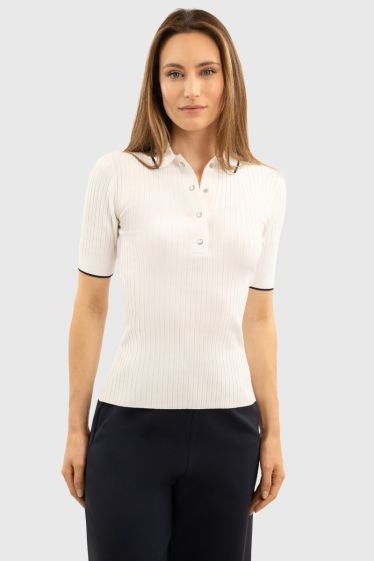 Bethanie Women's Polo - White (White)