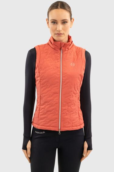 Betty Mouwloos vest voor dames - Grapefruit