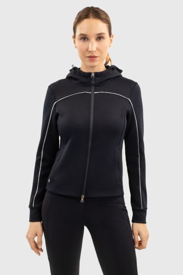 Bryssea Zip Sweat Top - Navy
