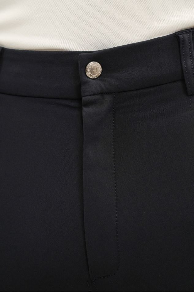 Barmino Men's Riding Pants - Black (Black)
