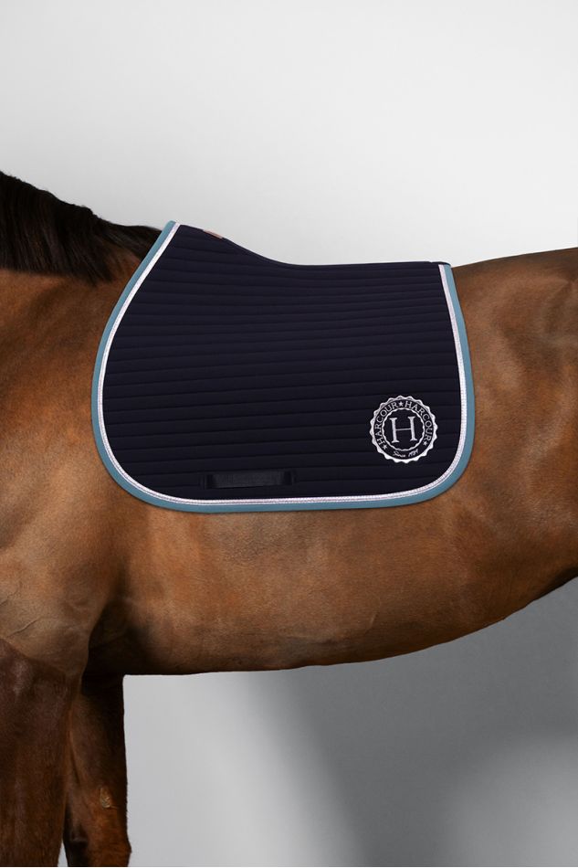 Karembar Rider saddle pad - Navy/Peacock