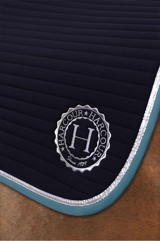 Karembar Rider saddle pad - Navy/Peacock