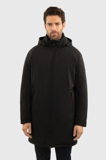 Robertol Langer Parka - Schwarz