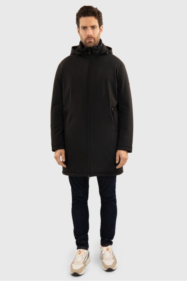 Parka larga Robertol - Negro