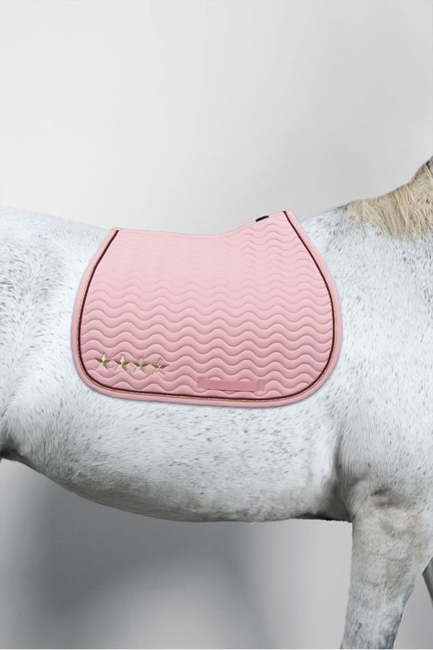 Arkana Star Tapis de selle - Pivoine (Light pink)