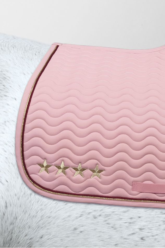 Arkana Star Tapis de selle - Pivoine (Light pink)