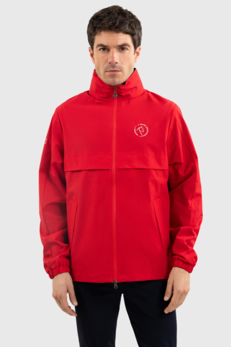 Fribirs Unisex Windbreaker Jacket SWISS EQUESTRIAN - Red